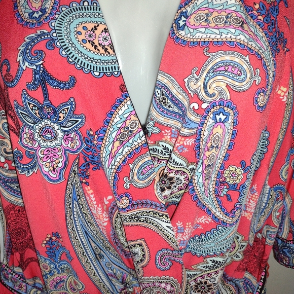 Bohemian style studio one dress plus size 14 - Picture 2 of 8